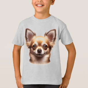 Lang haar Chihuahua hond T-Shirt
