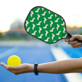 Lang Haar Dachshund Liefdevolle Pickleball Groen Pickleball Paddle