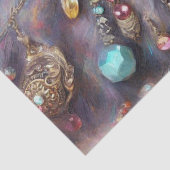 Lang Haar Grijs Nebelung Kat Kat Decoupage Tissuepapier (Detail)