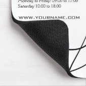 Lang haar kapper visagist  branding muismat (Hoek)