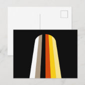 Lang Haar Pride Vlag Briefkaart (Voorkant / Achterkant)