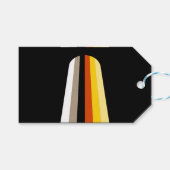 Lang Haar Pride Vlag Cadeaulabel (Voorkant (Horizontaal))