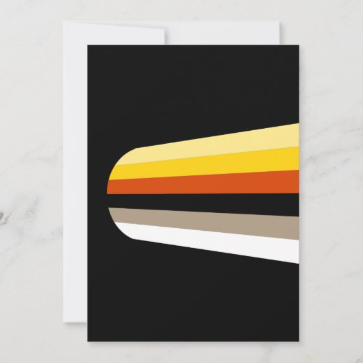 Lang Haar Pride Vlag Feestdagenkaart (Voorkant)