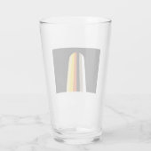 Lang Haar Pride Vlag Glas (Achterkant)