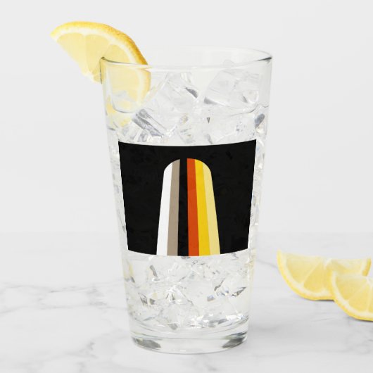 Lang Haar Pride Vlag Glas (Voorkant ijs)