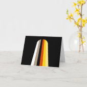 Lang Haar Pride Vlag Kaart (Gele Bloem)