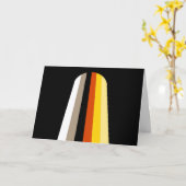 Lang Haar Pride Vlag Kaart (Gele Bloem)