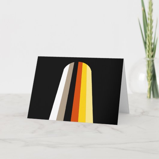 Lang Haar Pride Vlag Kaart (Voorkant)