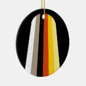 Lang Haar Pride Vlag Keramisch Ornament (Rechts)