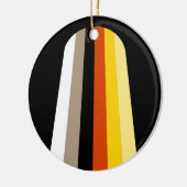Lang Haar Pride Vlag Keramisch Ornament (Links)