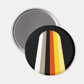 Lang Haar Pride Vlag Magneet (Voorkant / Achterkant)