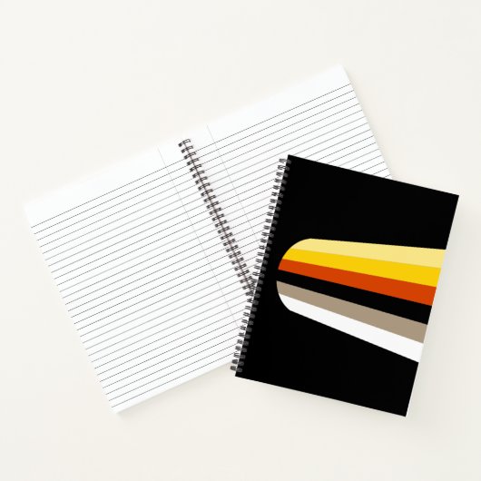 Lang Haar Pride Vlag Notitieboek (Binnen)