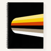 Lang Haar Pride Vlag Notitieboek (Voorkant)