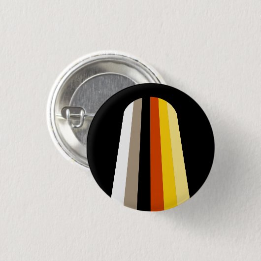 Lang Haar Pride Vlag Ronde Button 3,2 Cm (Voorkant /achterkant)