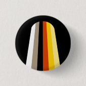 Lang Haar Pride Vlag Ronde Button 3,2 Cm (Voorkant)