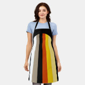 Lang Haar Pride Vlag Schort (Gedragen)