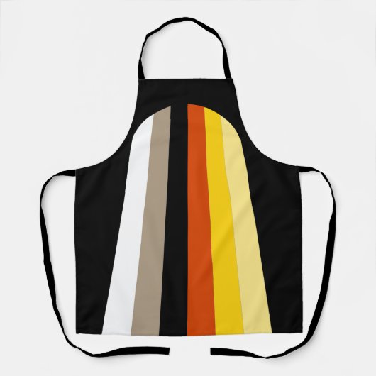 Lang Haar Pride Vlag Schort (Voorkant)