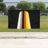 Lang Haar Pride Vlag Spandoek (Insitu)