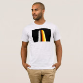 Lang Haar Pride Vlag T-shirt (Voorkant volledig)