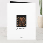 LANG HAIRED DOXIE KAART (Achterkant)