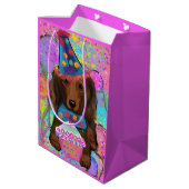 LANG HAIRED DOXIE MEDIUM CADEAUZAKJE (Achterkant Gekanteld)