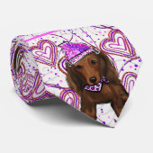 LANG HAIRED DOXIE STROPDAS (Opgerold)