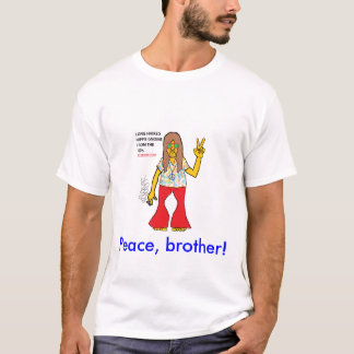 LANG HAIRED HIPPIE GNOME T-SHIRT