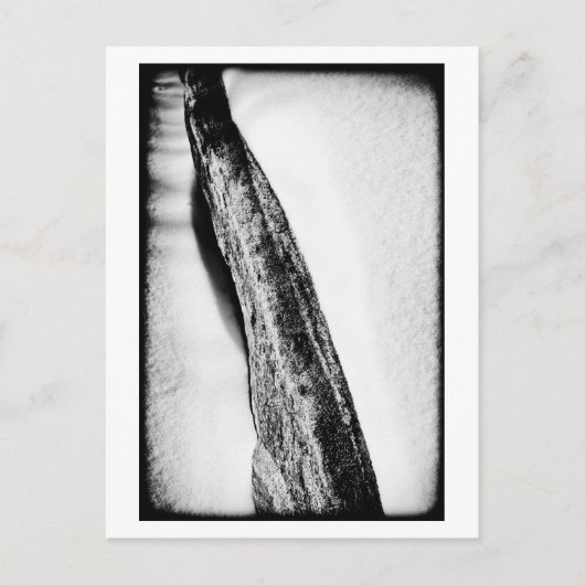 lang, hard koud eenzaam briefkaart (Voorkant)