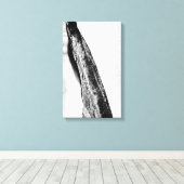 lang, hard koud eenzaam canvas afdruk (Insitu (Houten vloer))