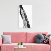 lang, hard koud eenzaam canvas afdruk (Insitu (Woonkamer))