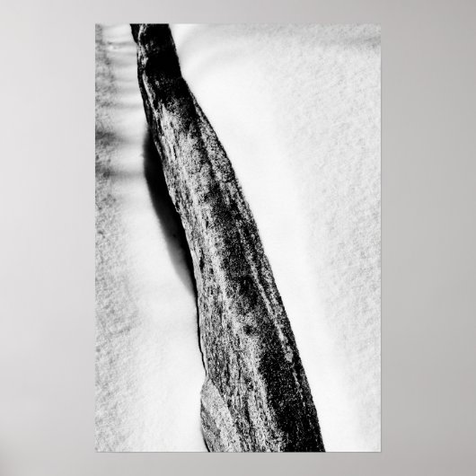 lang, hard koud eenzaam poster (Voorkant)