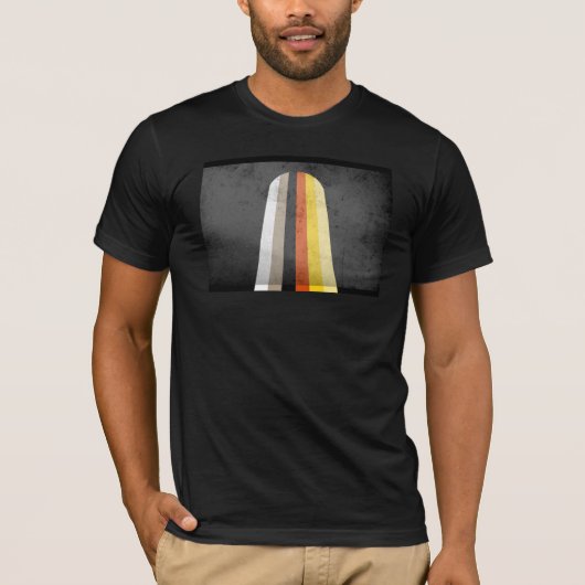 LANG HARIG VLAG VOOR TROTS T-SHIRT (Voorkant)