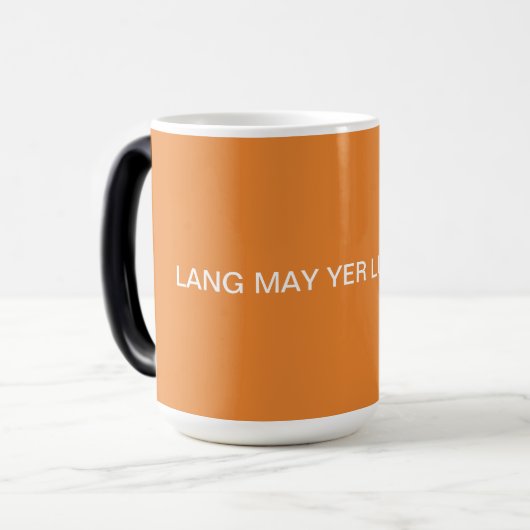 LANG KAN JE LUM REEK ZIJN. MAGISCHE MOK (Voorkant links)