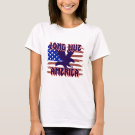 Lang leve Amerika T-shirt – Eagle