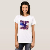 Lang leve Amerika T-shirt –  Eagle (Voorkant volledig)