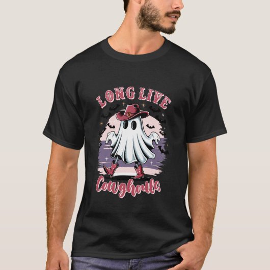 Lang leve Cowghouls Halloween-sfeer T-shirt (Voorkant)