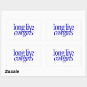 Lang leve cowgirls Sticker (Vel)