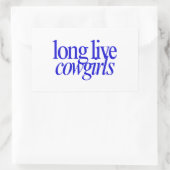 Lang leve cowgirls Sticker (Tas)