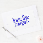 Lang leve cowgirls Sticker (Envelop)