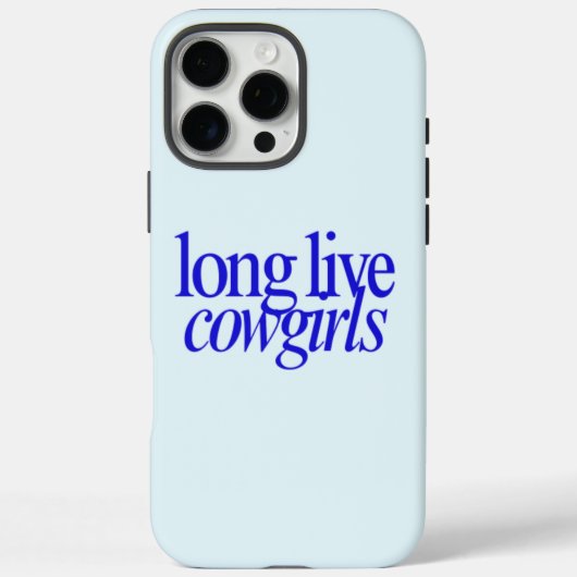 Lang leve Cowgirls Telefoonhoesje Case-Mate iPhone Case (Achterkant)