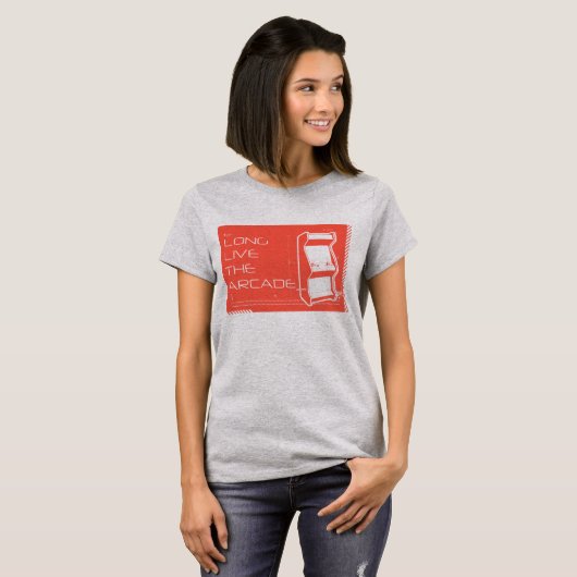 Lang leve de Arcade T-shirt (Voorkant volledig)