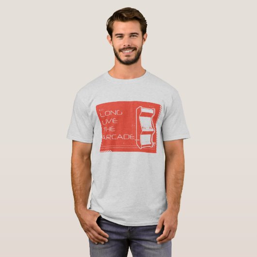 Lang leve de Arcade T-shirt (Voorkant volledig)