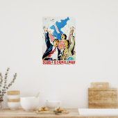Lang leve de herenigde Koreaanse natie! Propaganda Poster (Keuken)