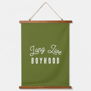 Lang leve de jongensjaren hangend wandkleed