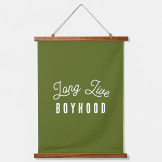 Lang leve de jongensjaren hangend wandkleed