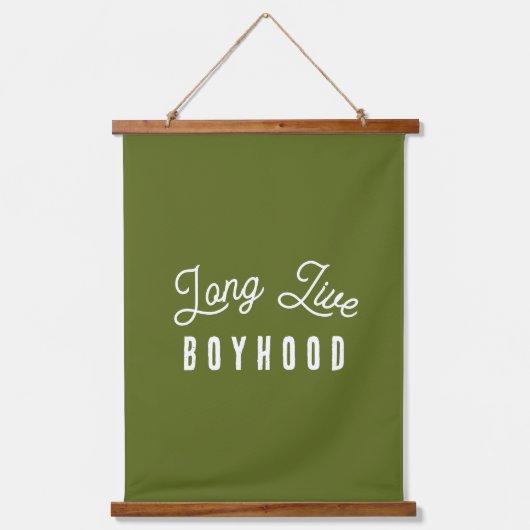 Lang leve de jongensjaren hangend wandkleed (Voorkant)