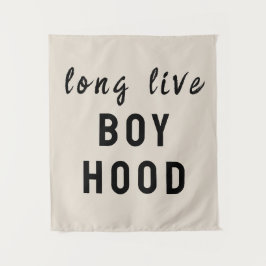 Lang leve de jongensjaren Jongenskamer-kinderkamer Wandkleed