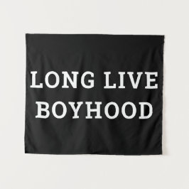 Lang leve de jongensjaren Jongenskamer Speelkamer Wandkleed