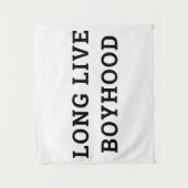 Lang leve de jongensslaapkamer speelkamer kinderka wandkleed (Voorkant)