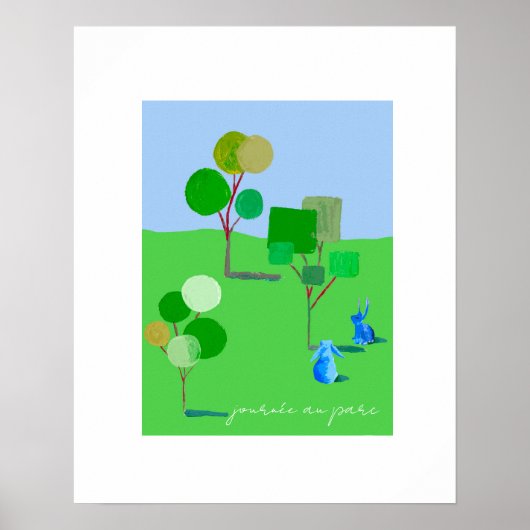 Lang leve de konijnen, Parkdag Poster (Voorkant)